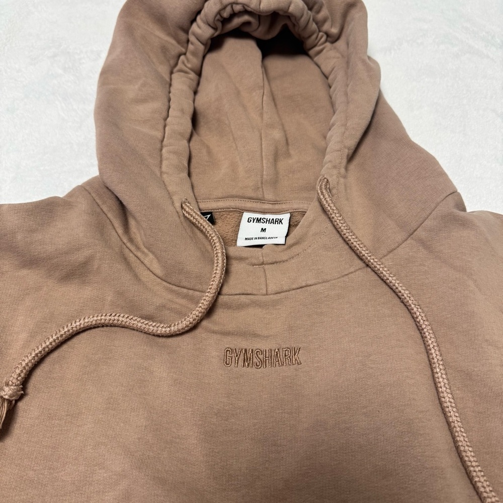 Gymshark Tan Pullover Sweater with Hood